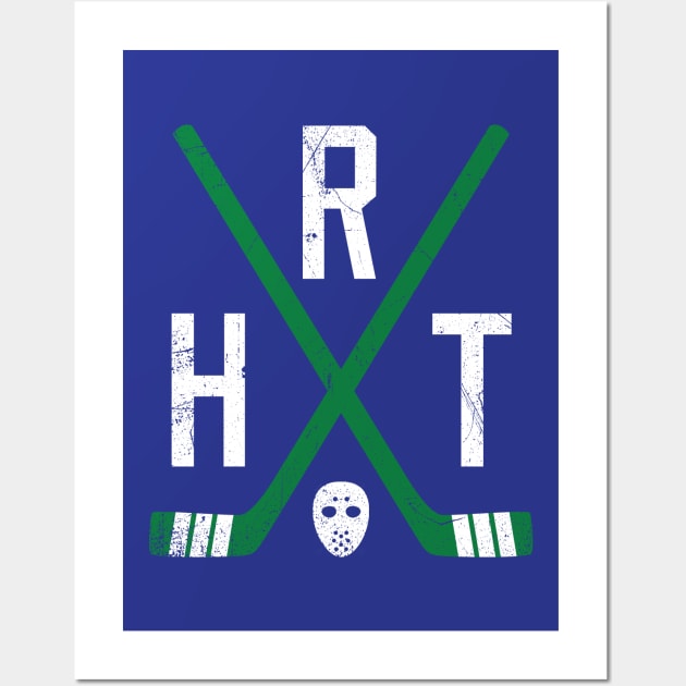 HRT Retro Sticks - Blue Wall Art by KFig21